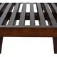 preview thumbnail 9 of 43, 60" Solid Wood Platform Bench Rubberwood Rectangular Entryway Vanity Bench with Slatted Design for Home Office Living Room