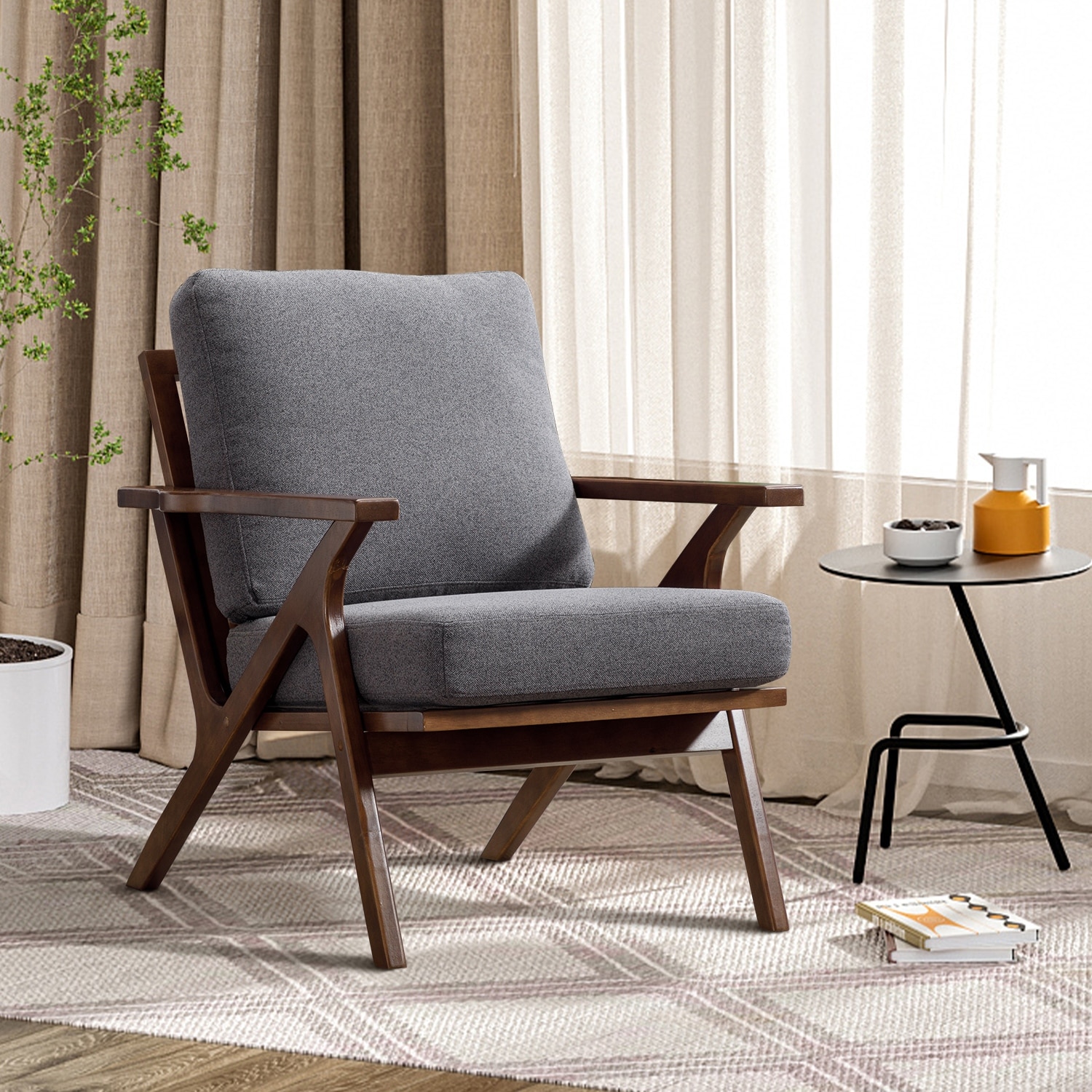 Bello mid century modern new arrivals lounge chair and ottoman