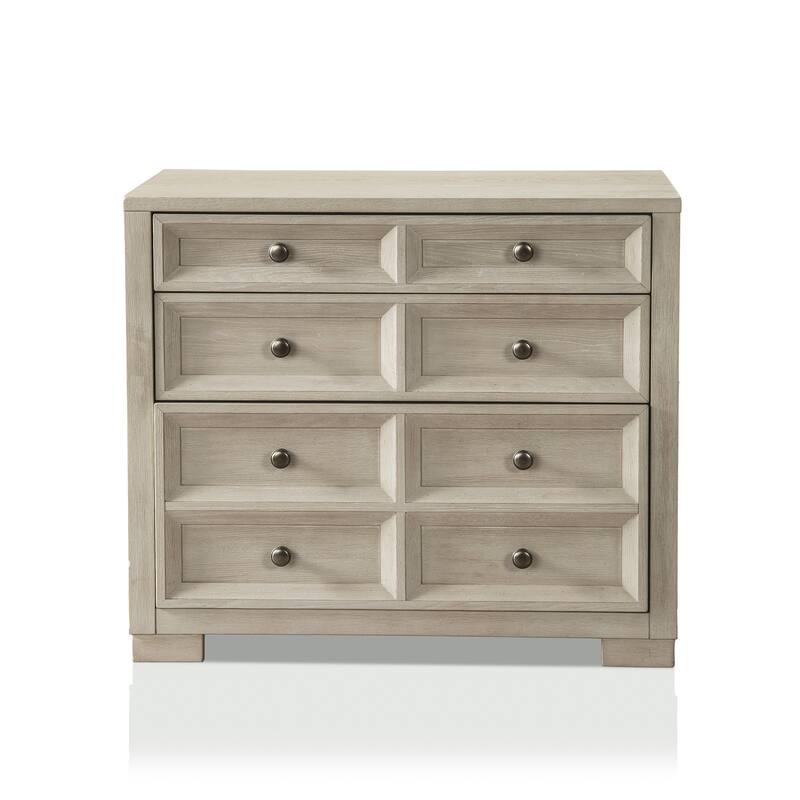 Furniture of America Durem Modern Tawny Brown Executive Desk with Bookcase and File Cabinet Set