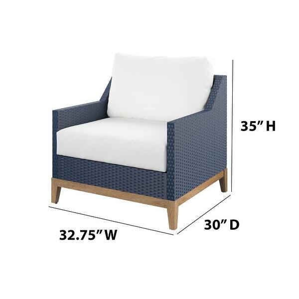 4-Piece Outdoor Wicker Conversation Set with Fire Pit Table - Bed Bath ...