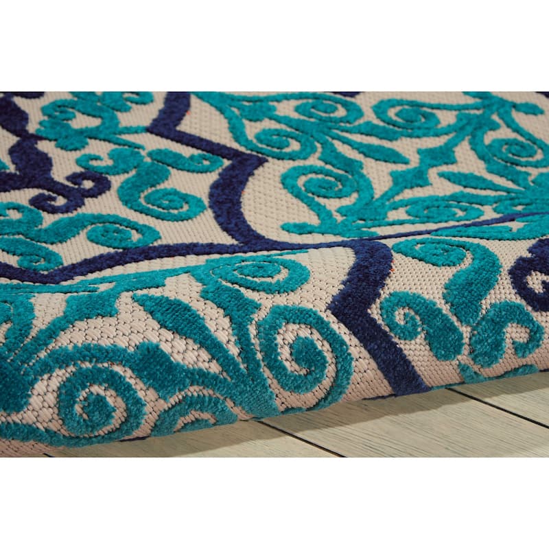 Nourison Aloha Indoor/Outdoor Geometric Area Rug