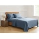 preview thumbnail 1 of 3, Truly Soft Green Recycled Sheet Set King - Blue