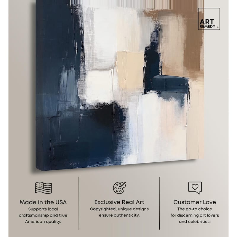 Stormy Hues III Canvas by Art Remedy, Gallery Wrapped