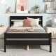 preview thumbnail 28 of 29, Bed with Headboard and Footboard Espresso - Full