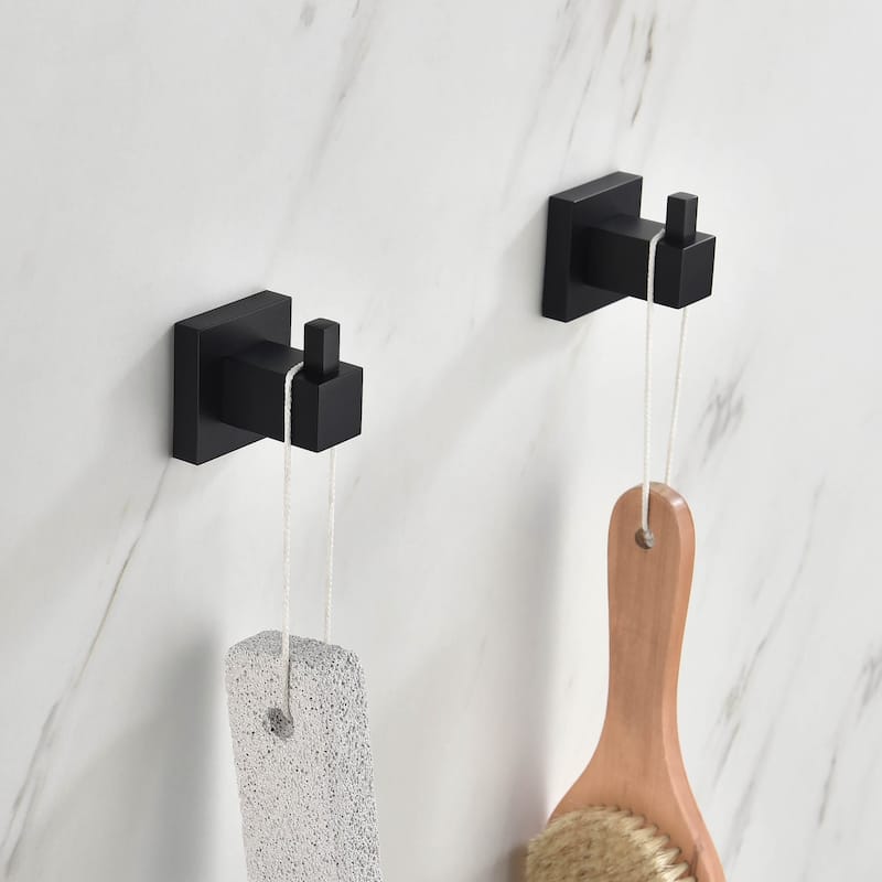 Cube 4-Piece Bathroom Hardware Set
