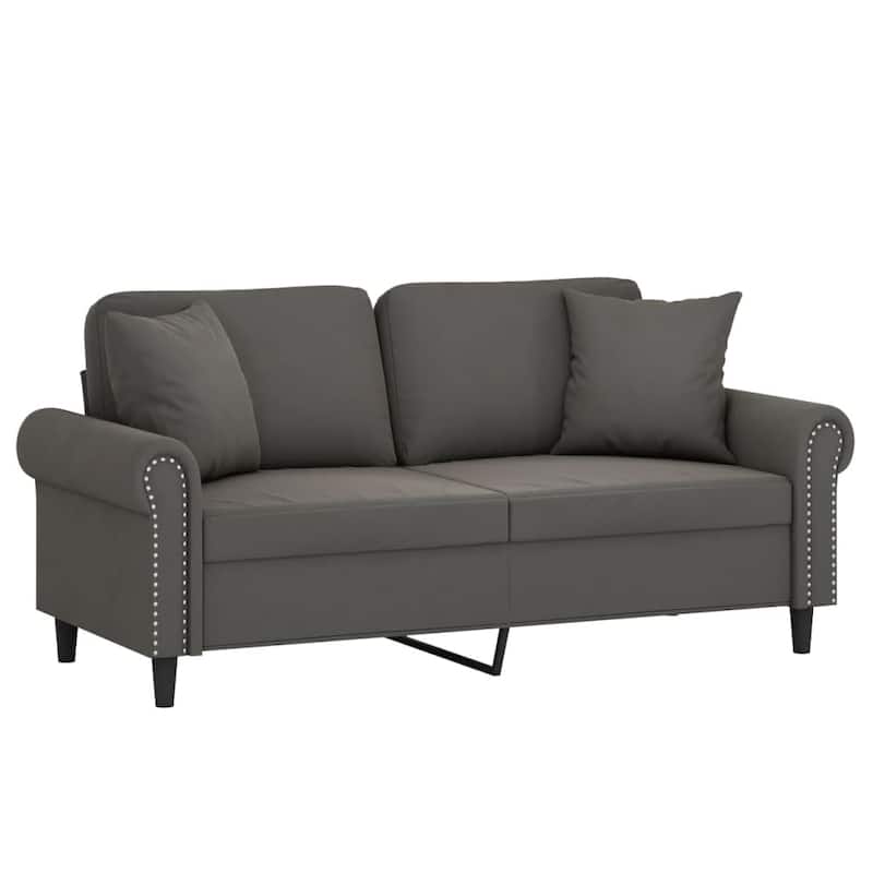 vidaXL Sofa Sectional Couch with Pillows and Cushions for Living Room Velvet