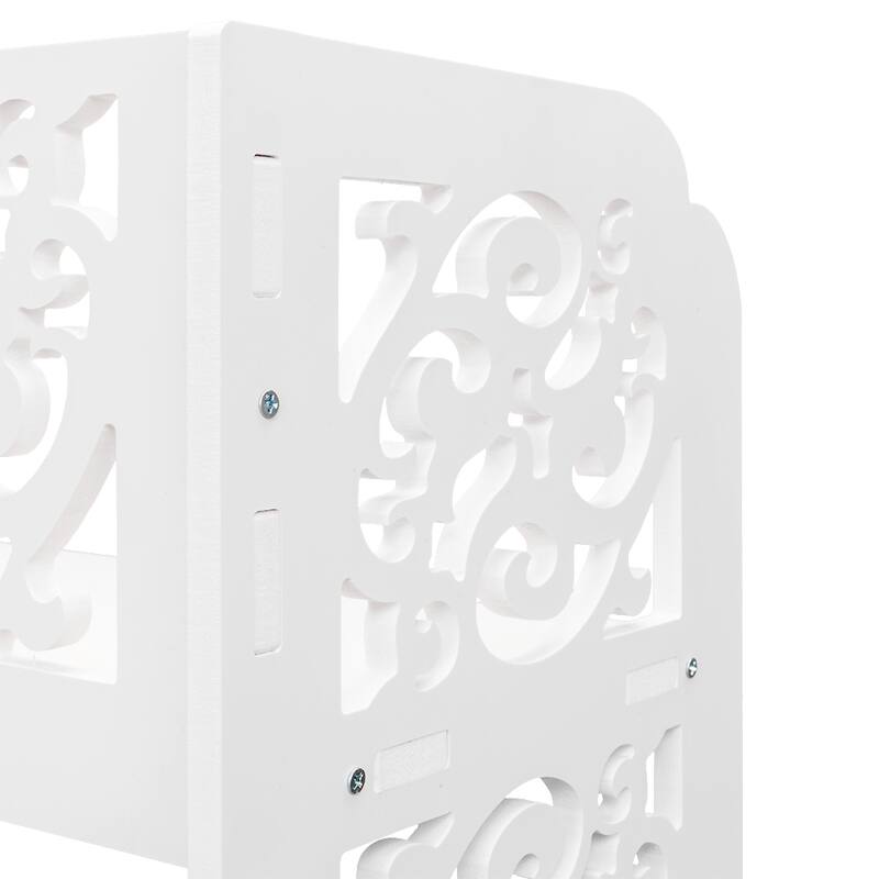 White 4-tier Shoe Rack Organizer Storage Shelf