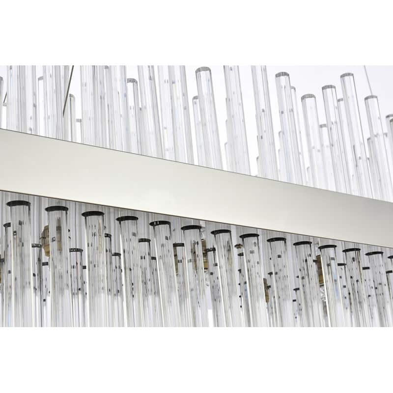 Indigo Home 48 inch rectangle crystal pendant