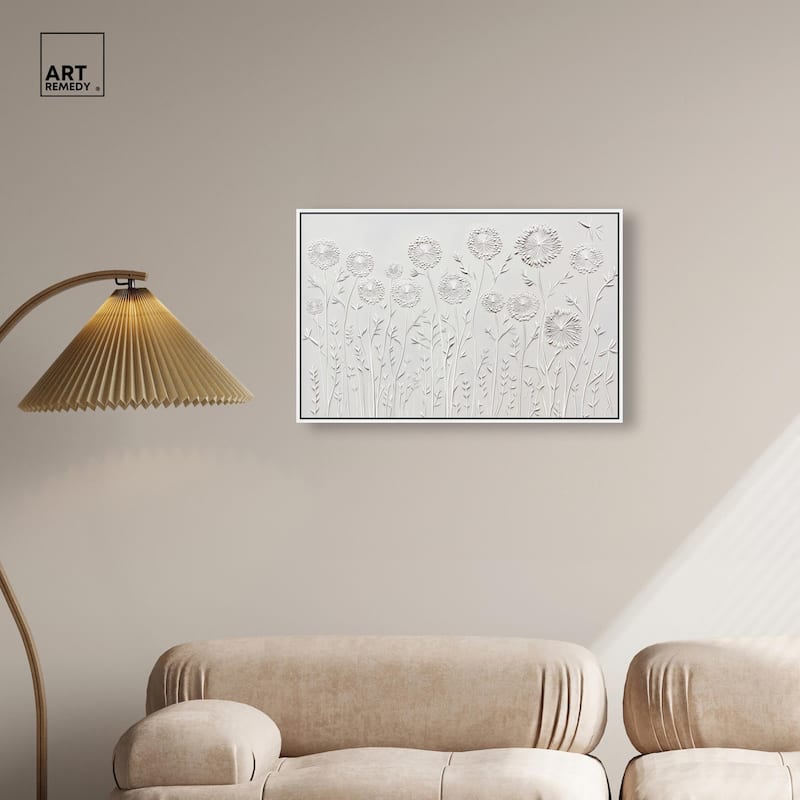 Floral Lace II Canvas by Art Remedy