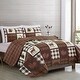 preview thumbnail 19 of 18, Home Fashion Designs 3-Piece Lodge Printed Quilt Set with Shams