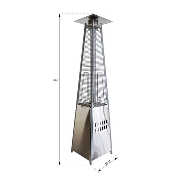 Triangular Heaters Triangle Shape Patio Heater - Bed Bath & Beyond - 38999482