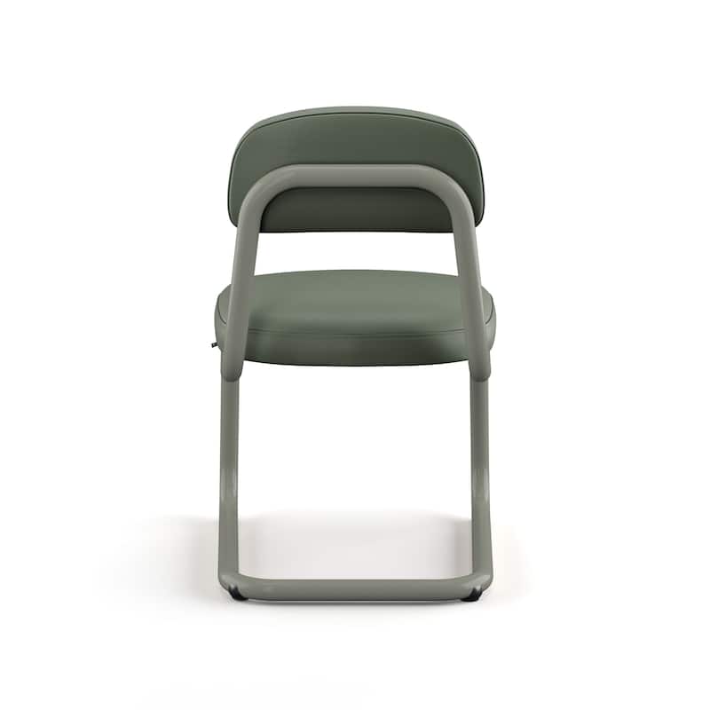 Amisco Flynn Upholstered Dining Chair with Metal Base