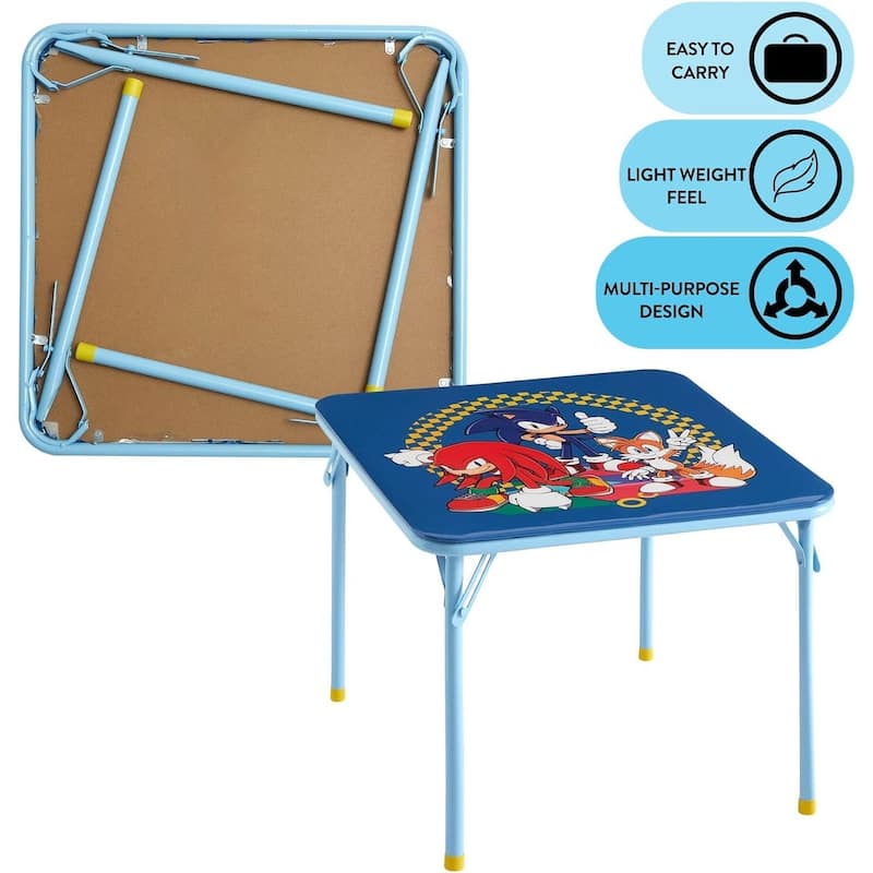 Sega Sonic The Hedgehog Kids Table and Chair Set