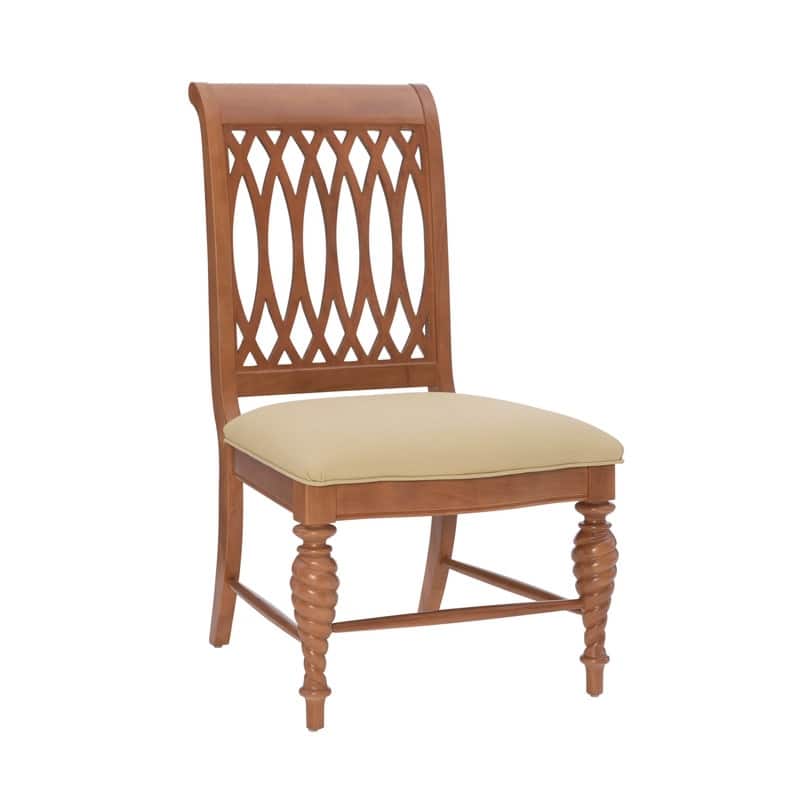 Linon Holden Solid Wood Farmhouse Side Dining Chair (Set of 2)