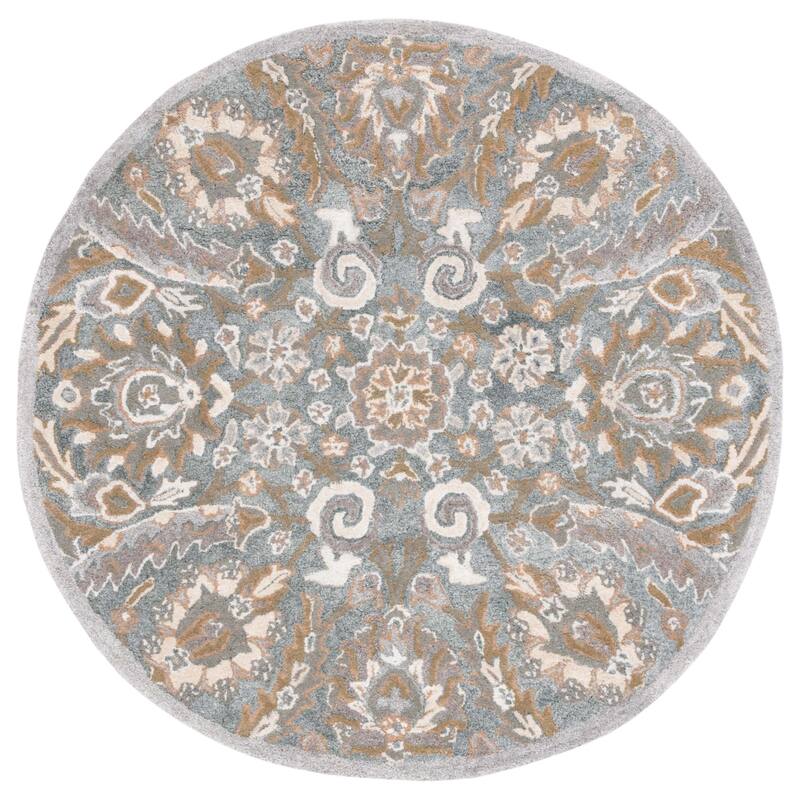 SAFAVIEH Handmade Bella Tifenn Modern Floral Wool Rug