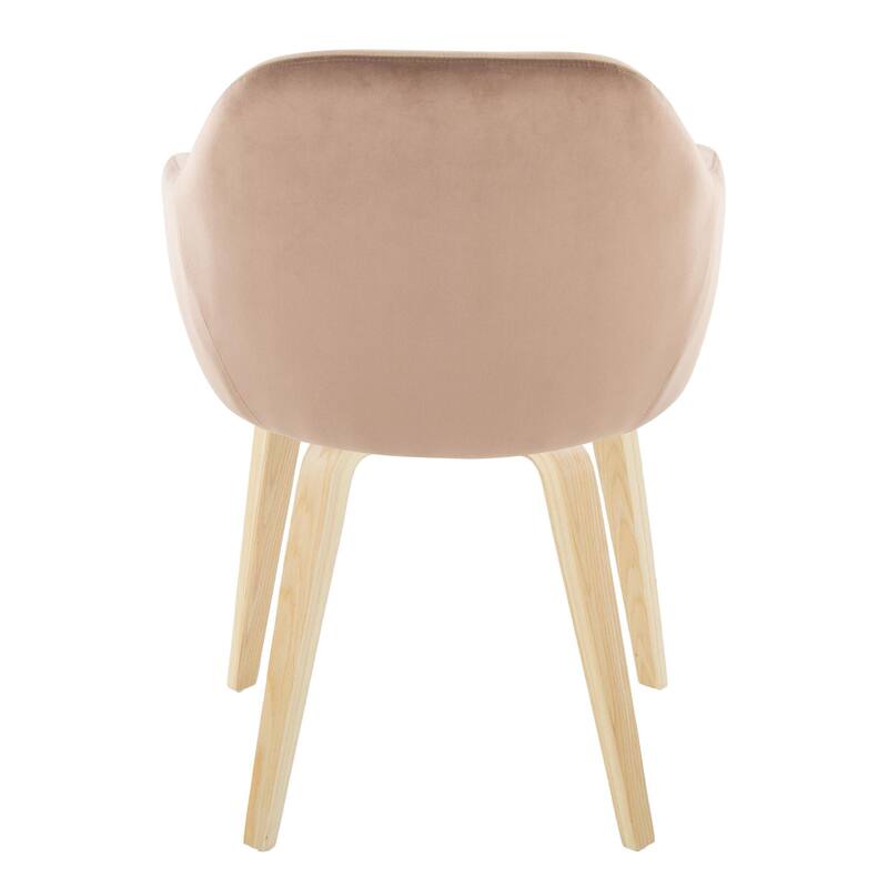 Porch & Den Beckett Dining Chair with Bent Wood Legs (Set of 2)