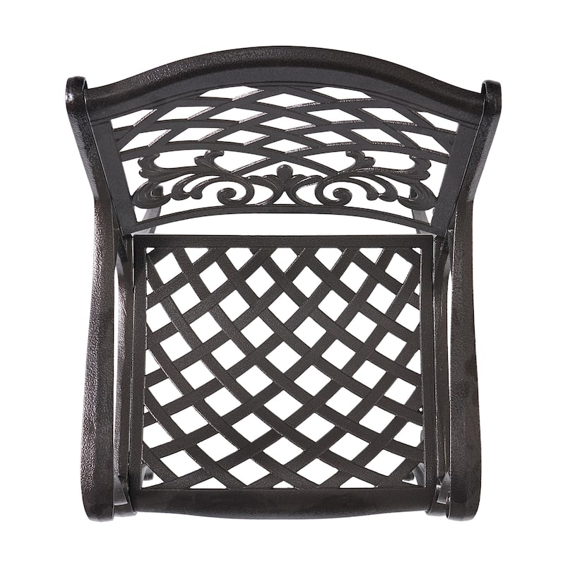 Hallandale Sarasota Aluminum Dining Set by Christopher Knight Home