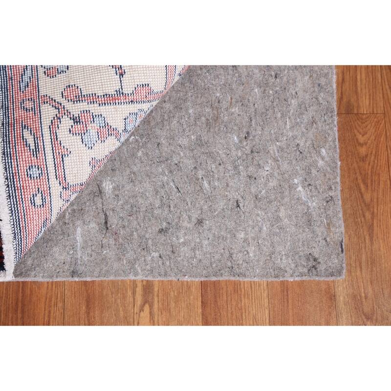 Red/ Ivory/ Blue Heriz Serapi Turkish Area Rug Handmade Wool Carpet - 9'0" x 12'0"