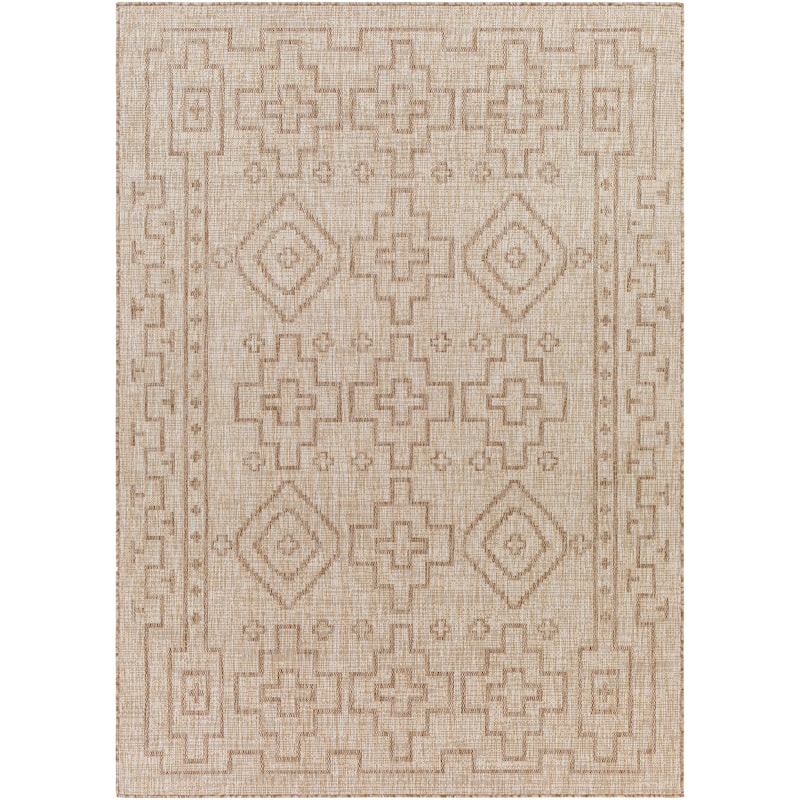 Livabliss Lynton Southwestern Border Indoor/ Outdoor Area Rug