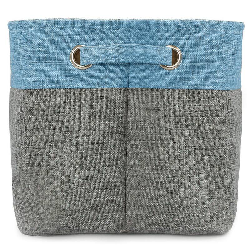 Sorbus Collapsible Basket With Handles For Towels & Clothes (Single) - 15" L x 10.75" W x 9.50" H