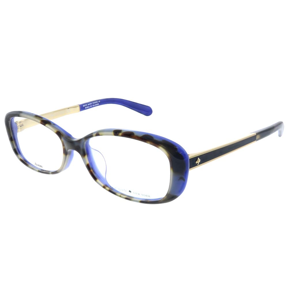 Kate Spade Low Bridge Fit Ks Amaris F S5a 54mm Womens Blue Havana Frame Eyeglasses 54mm Overstock 30403447