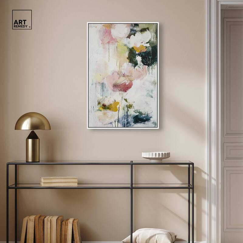 Dripping Colors IV Canvas by Art Remedy