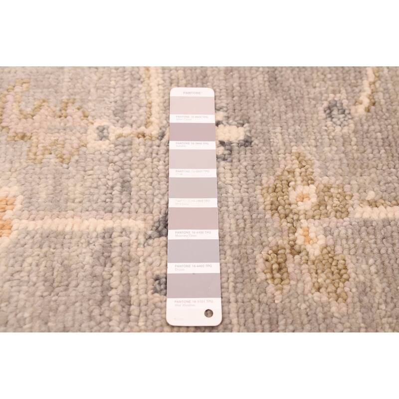 ECARPETGALLERY Hand-knotted Jules Serapi Grey Wool Rug - 7'10 x 9'10