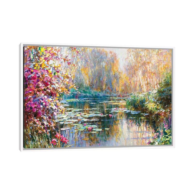 iCanvas "Bright Morning" by Yuriy Obukhovskiy Framed Canvas Print - White - 26x40