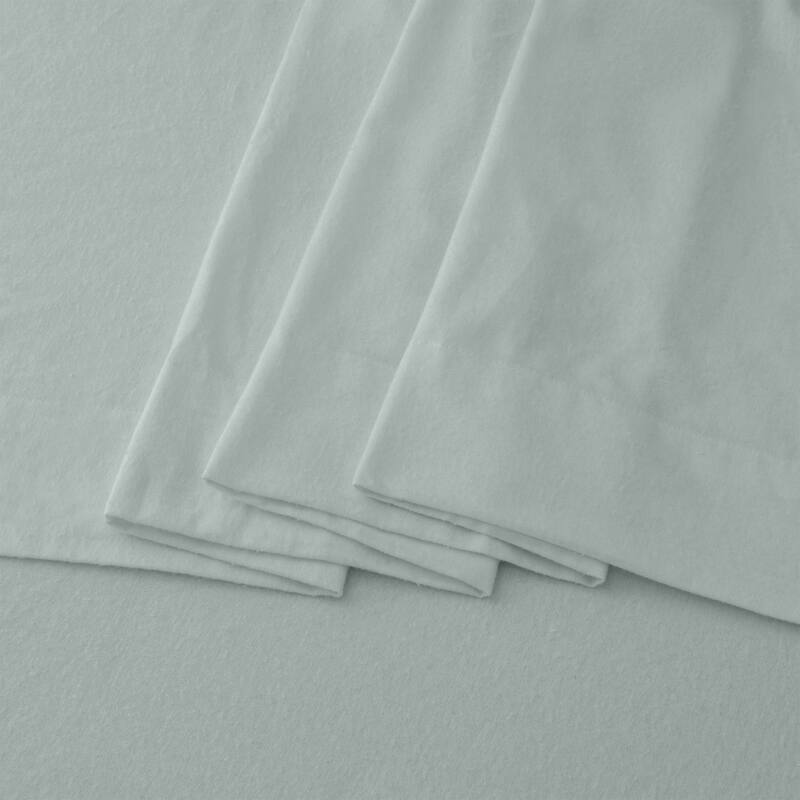 Ultra Soft 100% Turkish Cotton Flannel Double Brushed Solid Sheet Set