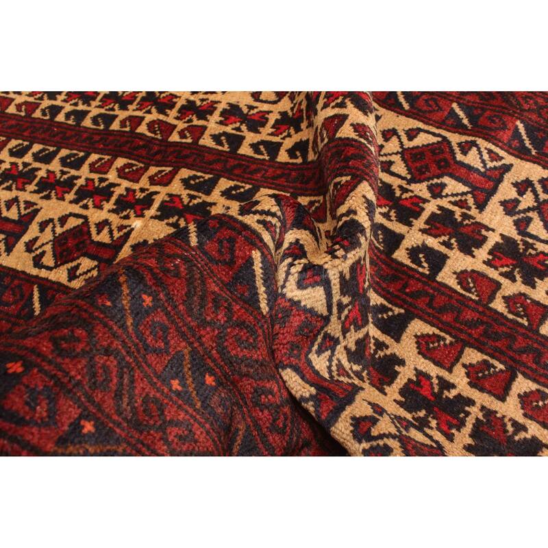 ECARPETGALLERY Hand-knotted Teimani Tan Wool Rug - 3'0 x 5'5