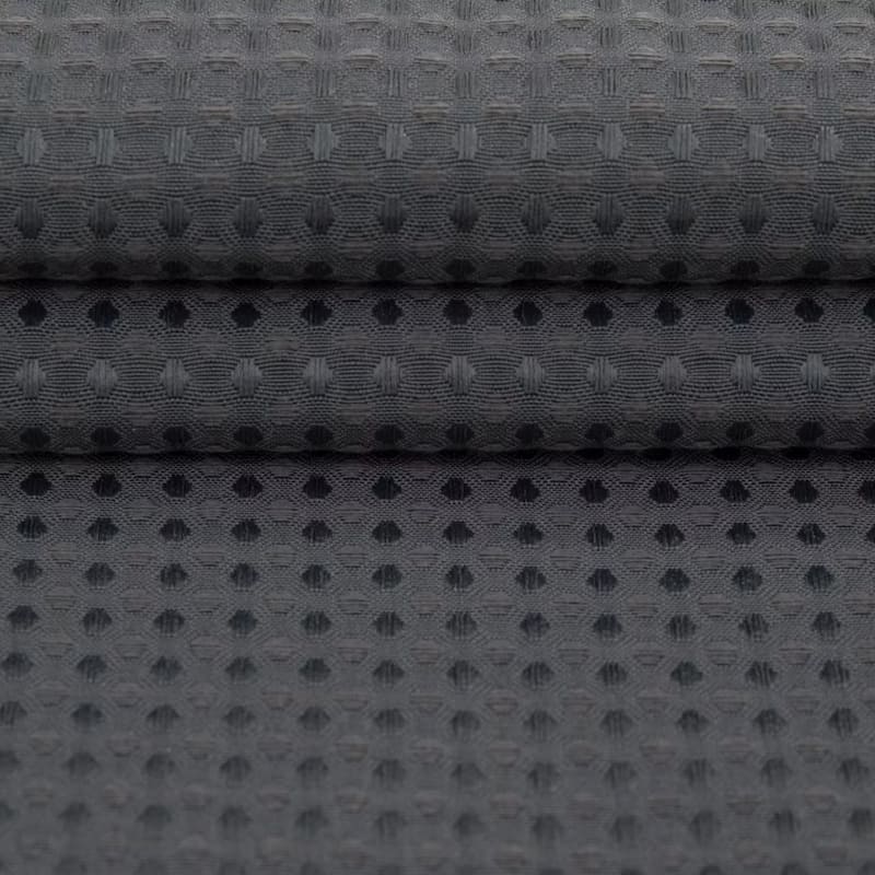 Waffle Weave Shower Curtain with Snap-liner No Hooks Needed