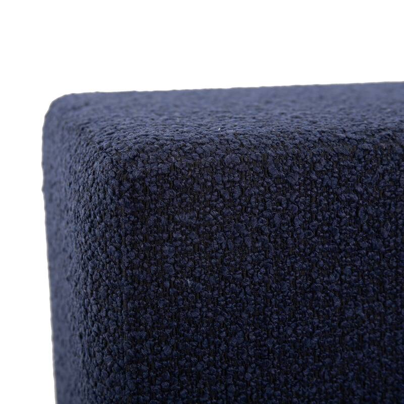 Allan Andrews No Tip Short Block Ottoman with Cover, Barbet Collection