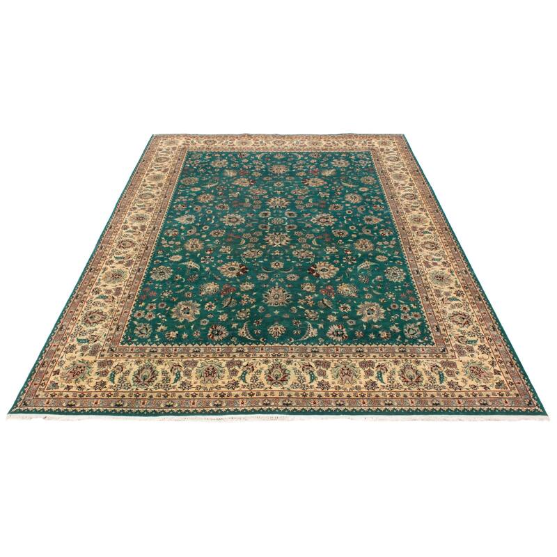 ECARPETGALLERY Hand-knotted Pako Persian 18 Of 20 Teal Wool Rug - 9'1 x 12'4