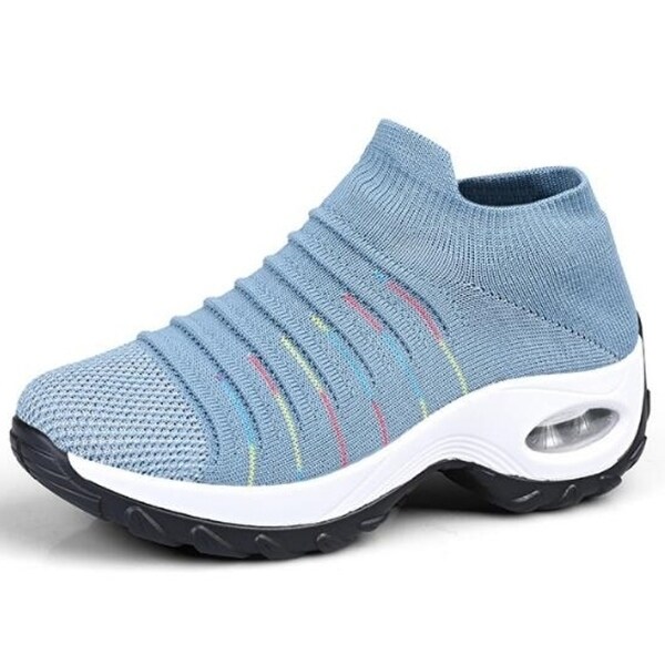 blue sock sneakers