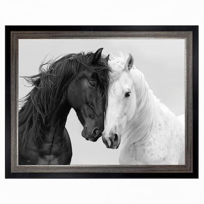 Masterpiece Art Gallery| Equine Love by Annabelle Hall - Framed Canvas Art Print
