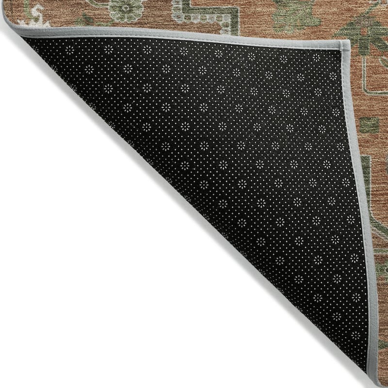 HomeRoots Oriental Traditional Rectangle Outdoor Rug
