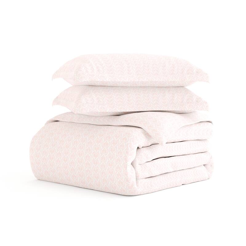 Becky Cameron Classic in Pink 3 Piece Duvet Cover Set