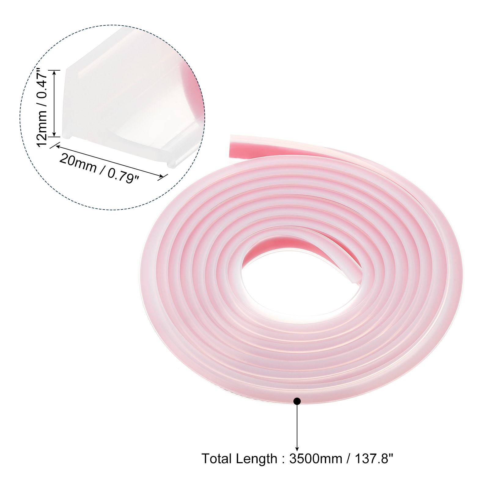 Collapsible Shower Barrier, Silicone Water Splash Guard Strip Self Adhesive Water Stopper Barrier Dry and Wet Separation