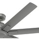 preview thumbnail 13 of 23, Hunter 60" Downtown Windmill Outdoor Ceiling Fan w/ Wall Control, Damp-Rated - Indoor-Outdoor, Industrial, Modern - ENERGY STAR!