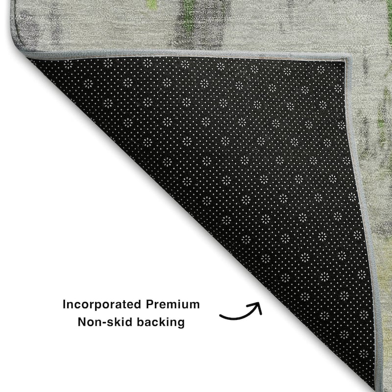 Premium Washable Super Soft Abstract Watercolor Mayfield Rug