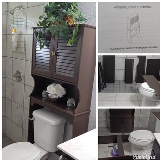 RiverRidge Home Ellsworth Spacesaver Cabinet Hutch