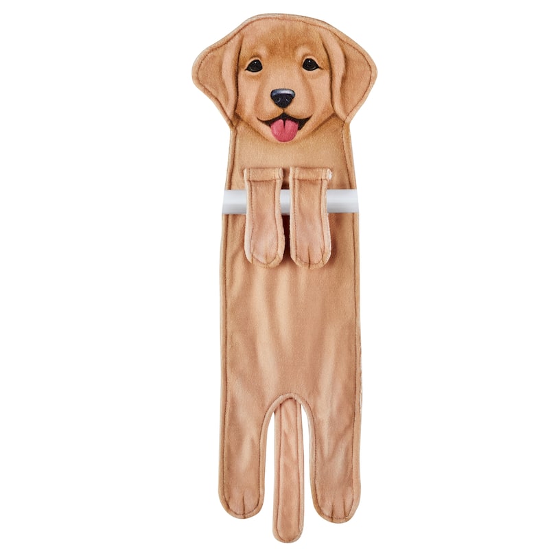 Adorable Dog-Shaped Hanging Kitchen Towel