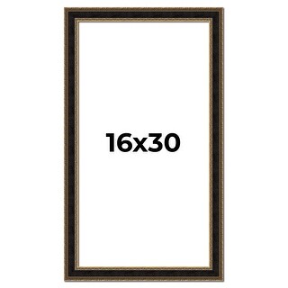 16x30 Inch Frame Example 16x30 Frame Gold Antique Vintage Sold Wood Picture Frame | 1.75 Inch ...