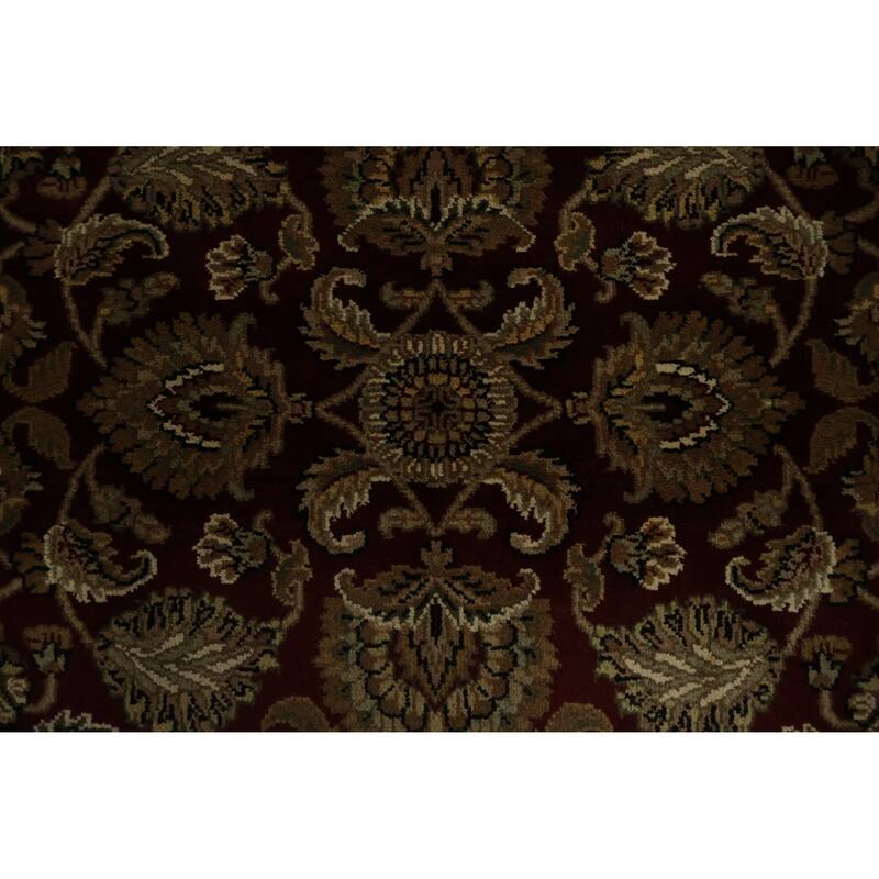 Hand Knotted Oriental 100% Wool Carpet Traditional Floral Red Agra Area Rug - 6' 0'' X 4' 1''