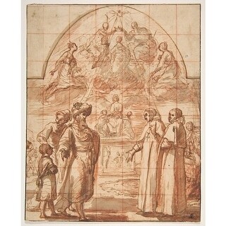 Allegory Of The Trinitarian Order Poster Print By Alessandro Tiarini (8 ...
