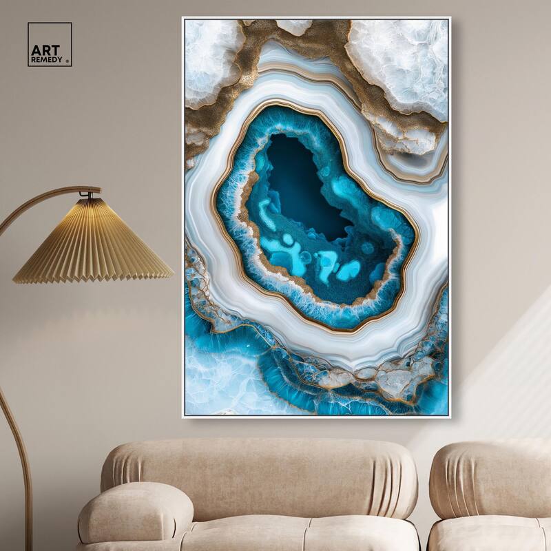 Gilded Geode Eye III Canvas by Art Remedy