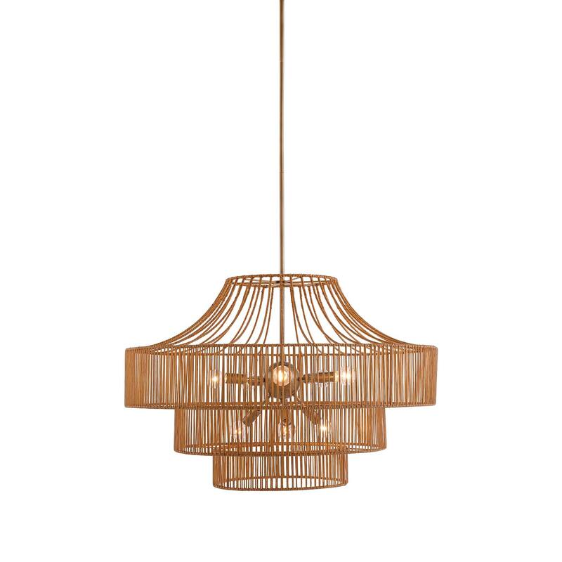 Savoy House 7-9906-8 Medlock 8 Light 32" Wide Waterfall Outdoor - Burnished Brass