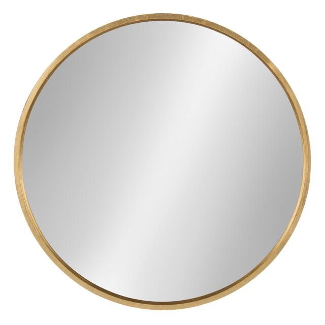 Kate and Laurel Travis 25.6" Round Accent Wall Mirror