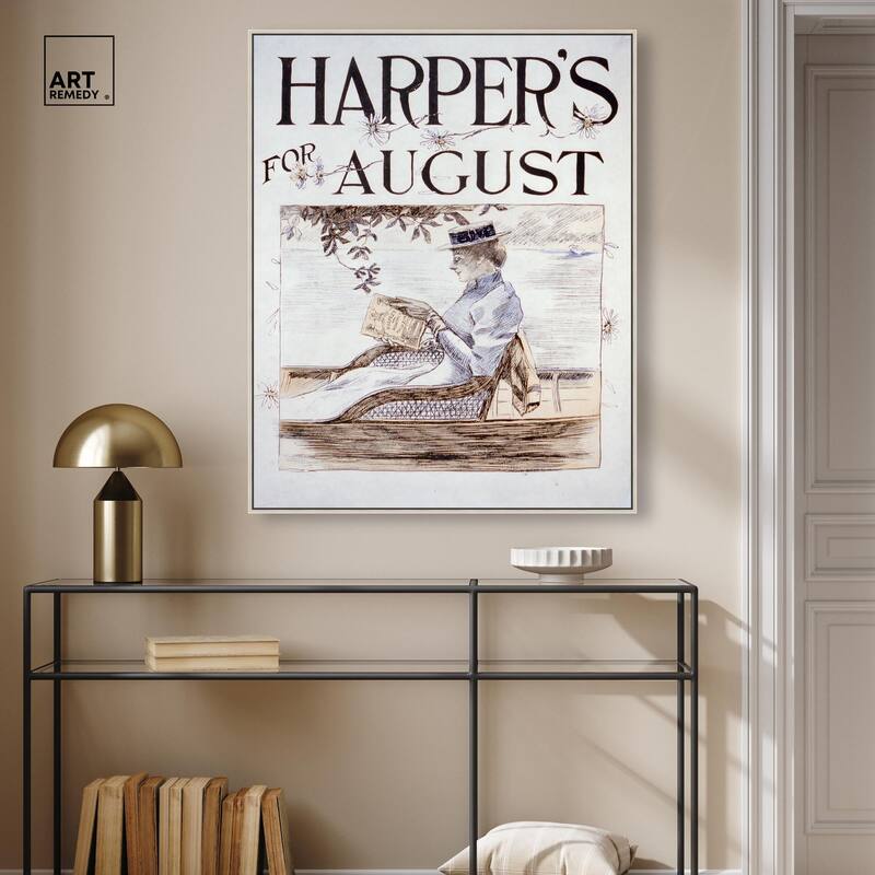 Harpers Penfield August 1892 Canvas by Art Remedy