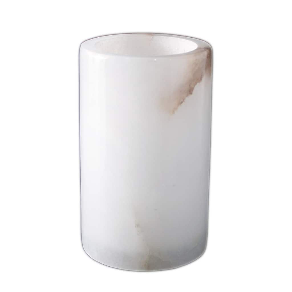Alabaster Votive 3"Dia -ST